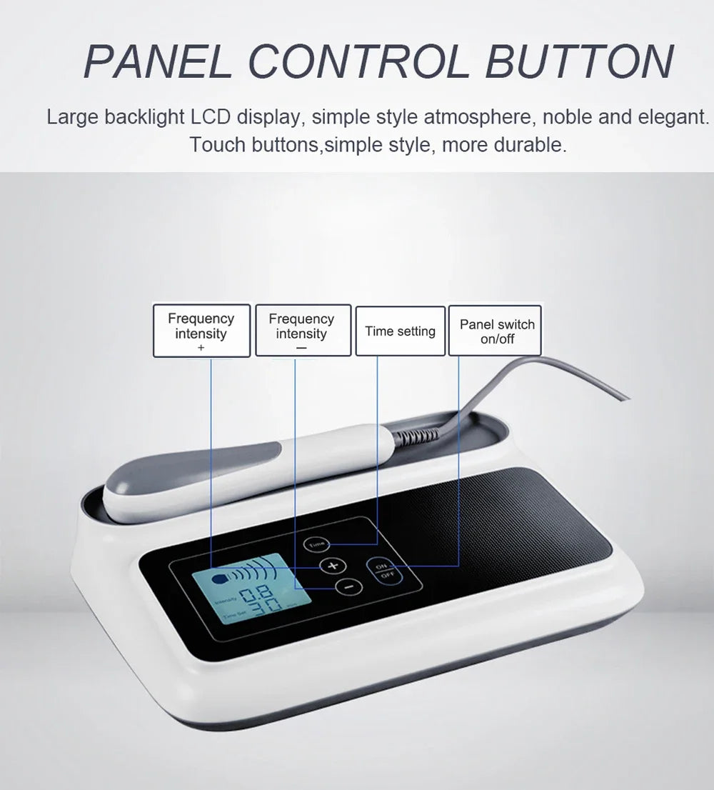 Ultrasonic Therapy Machine For Pain Relief Muscle Joints Massage No Drug Ultrasound 1MHz Physiotherapy Device LCD Screen Display