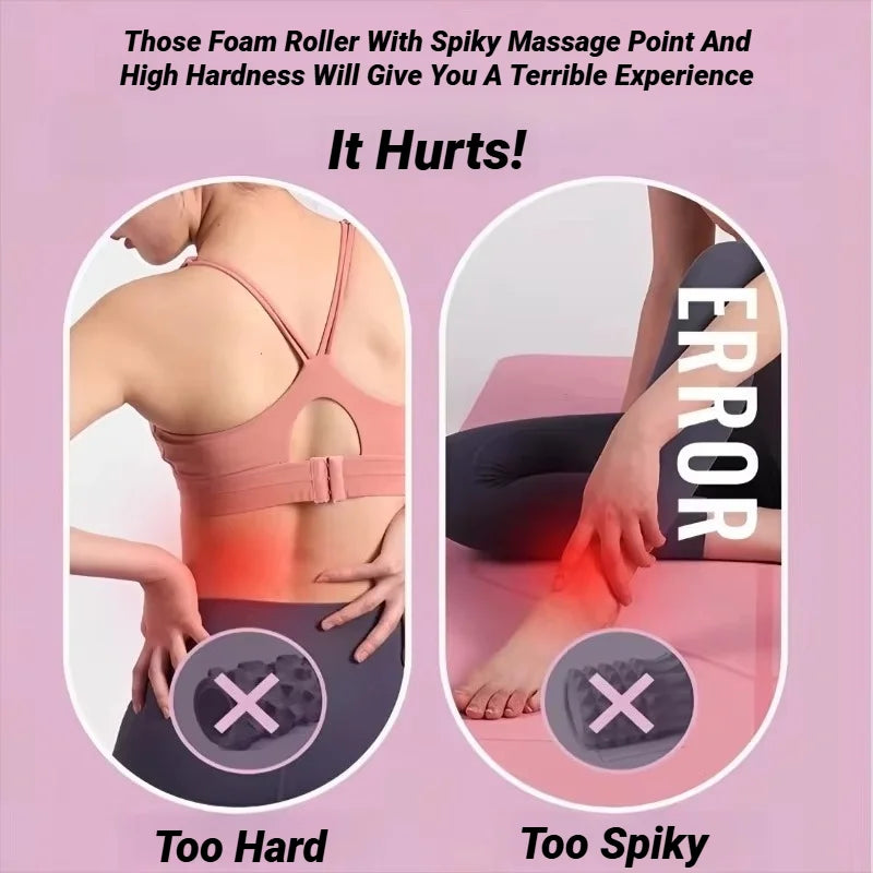 3D Diamond Foam EVA Massage Roller Hollow Yoga Column Fitness Equipment For Muscle Physiotherapy And Sports Rehabilitation Rolle