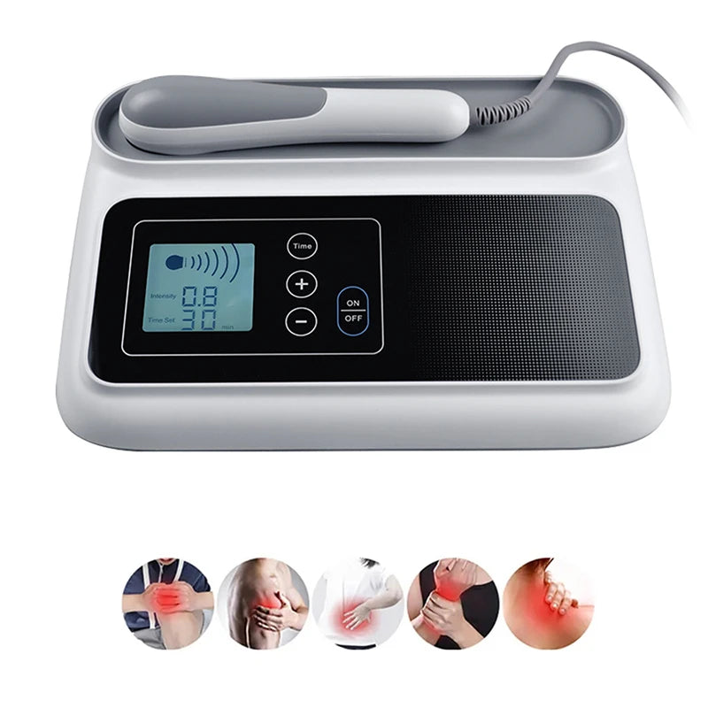 Ultrasonic Therapy Machine For Pain Relief Muscle Joints Massage No Drug Ultrasound 1MHz Physiotherapy Device LCD Screen Display